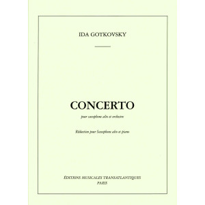 Concierto para Saxofón alto y orquesta IDA GOTKOVSKY